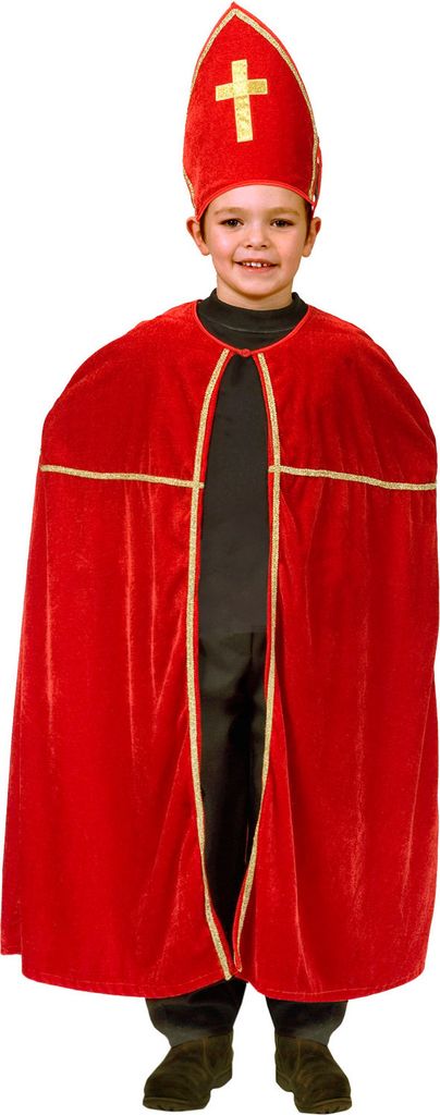 Costume d'évêque de Saint Nicolas pour enfants 2-pièces | Image du produit 