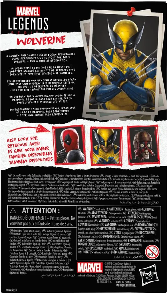 Figurine Wolverine Marvel Legends 15cm Haute Fidélité pour Vitrine - 5