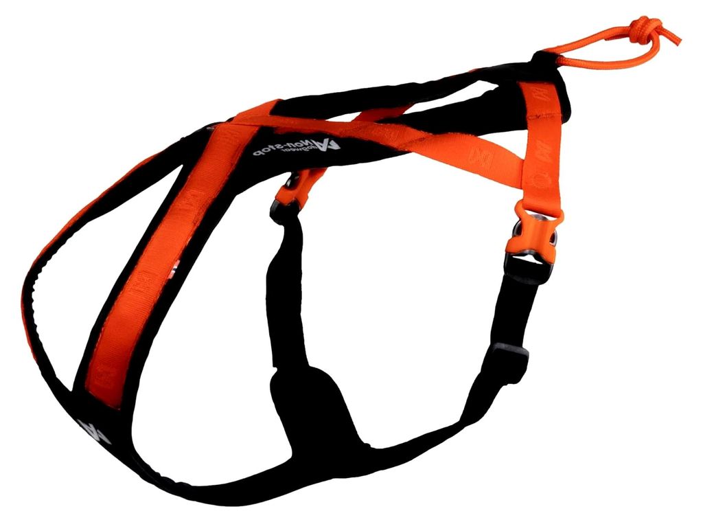 Hundegeschirr Rush Harness, Orange/Schwarz