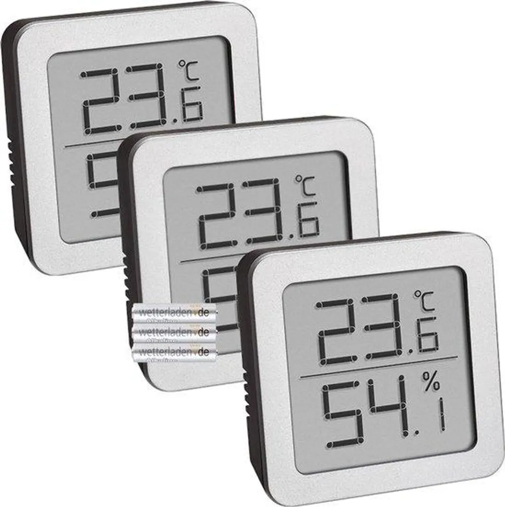 Thermomètre d'intérieur et hygromètre numérique haute précision Modèle T2