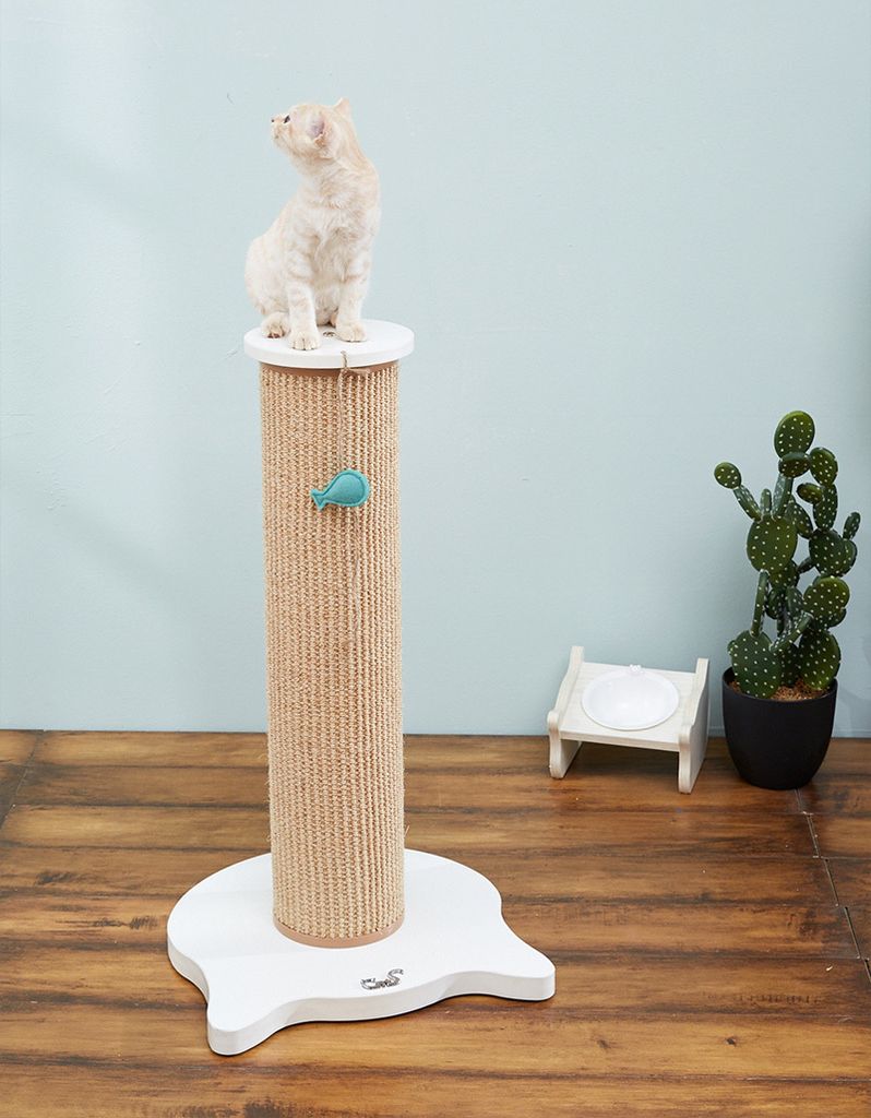 CatS Design Kratzbaum Kratzstamm Kratzsäule große Katzen stabil Kratzturm G