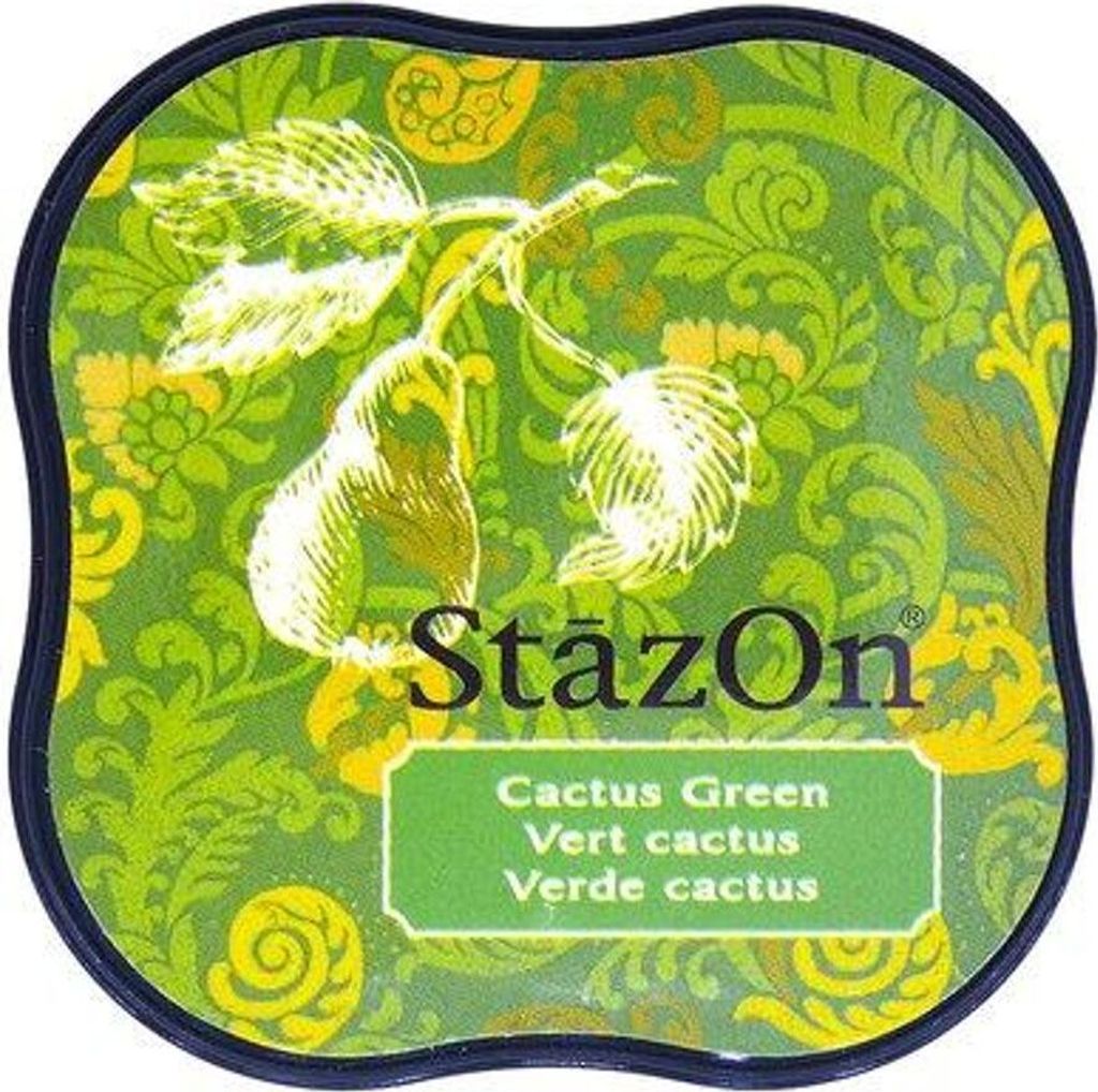 TSUKINEKO - Midi StazOn Stempelkissen - Kaktus grün
