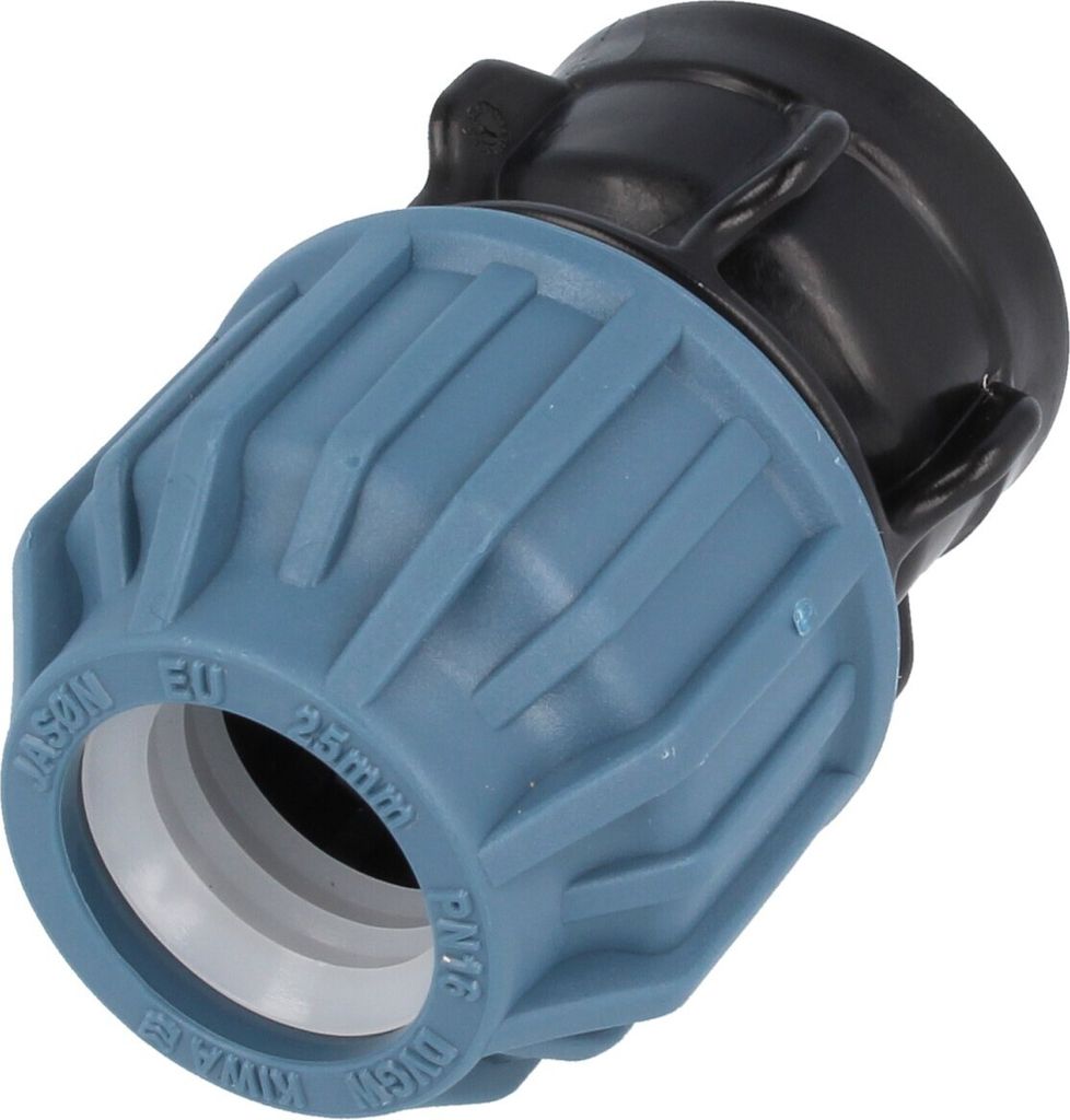 Jason PP-Klemmverbinder mit IG Ø 63 mm x 2 1/2 Zoll - DVGW zugelassen