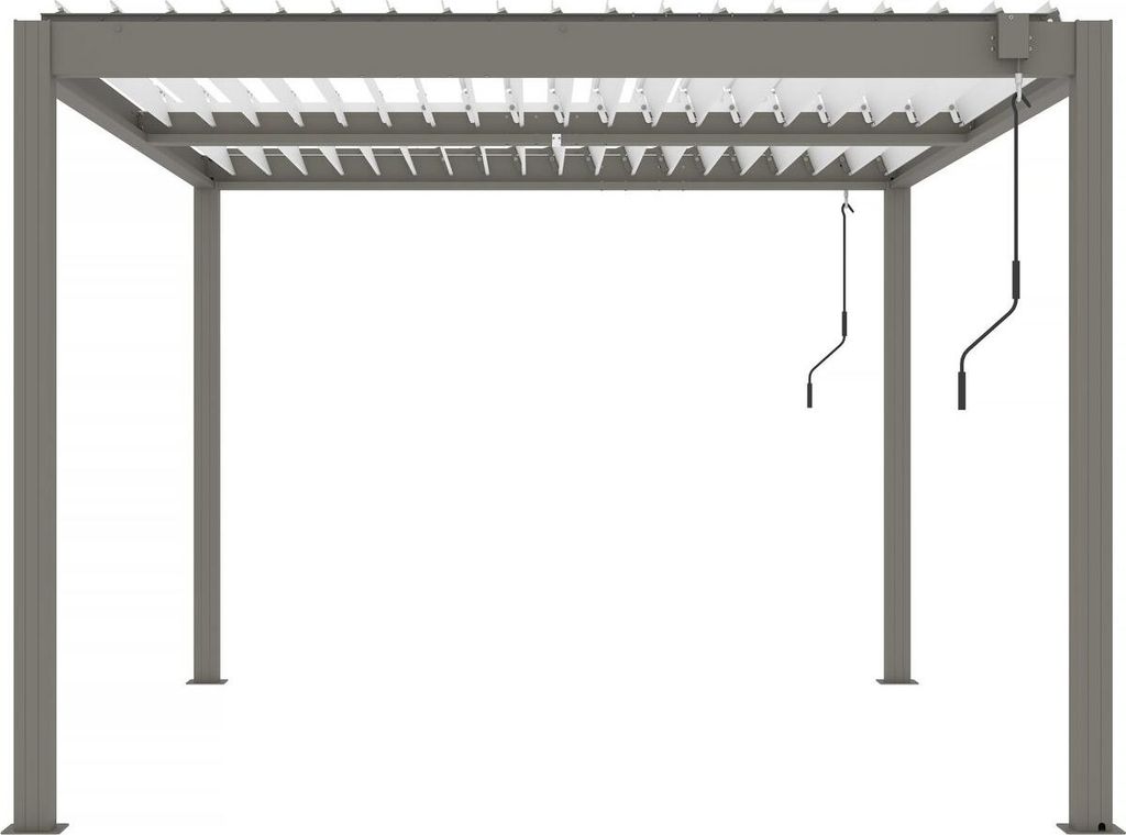 Pergola bioclimatica con Led "Windsor Premium" in alluminio Immagine del prodotto 