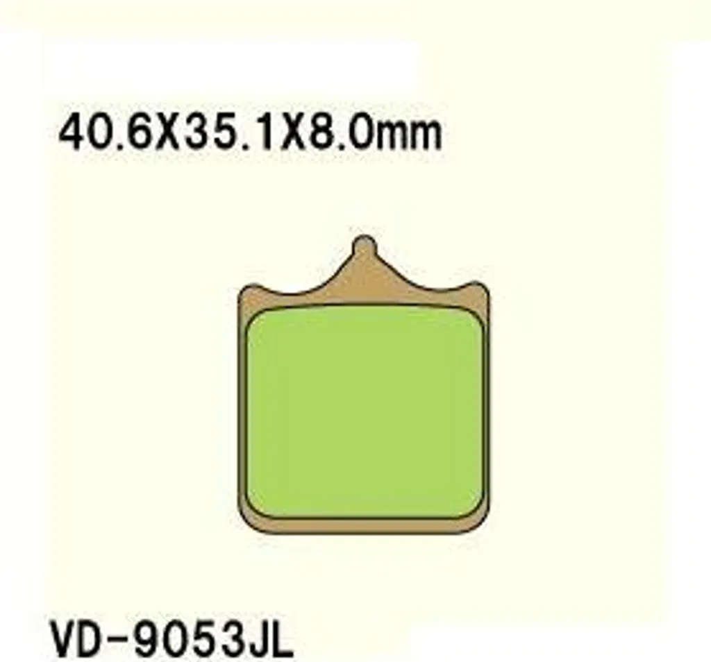 Plaquettes de frein Vesrah VD-9053JL métal fritté haute performance