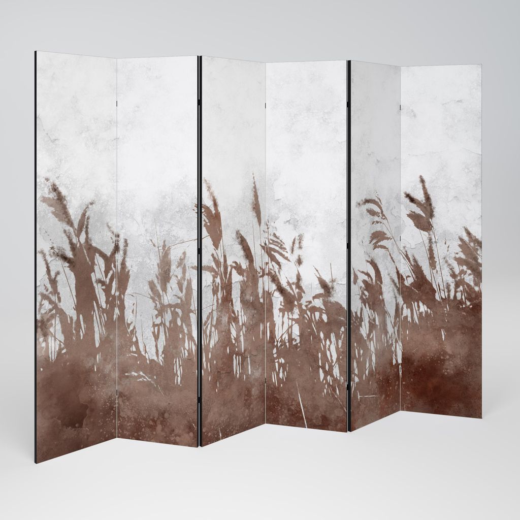 SpaceRebels Paravent Raumteiler - 6-teilig Raumtrenner, Druck 2-Seite - Raumtrenner - Trennwand Wohnung - Room Divider - Spanische Wand Deko Modern...