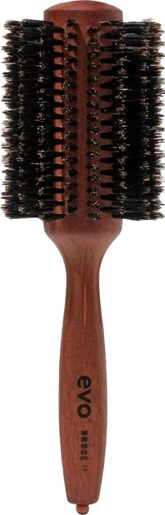 Evo Bruce Brosse Radiale 38mm Poils de Sanglier pour Volume et Éclat