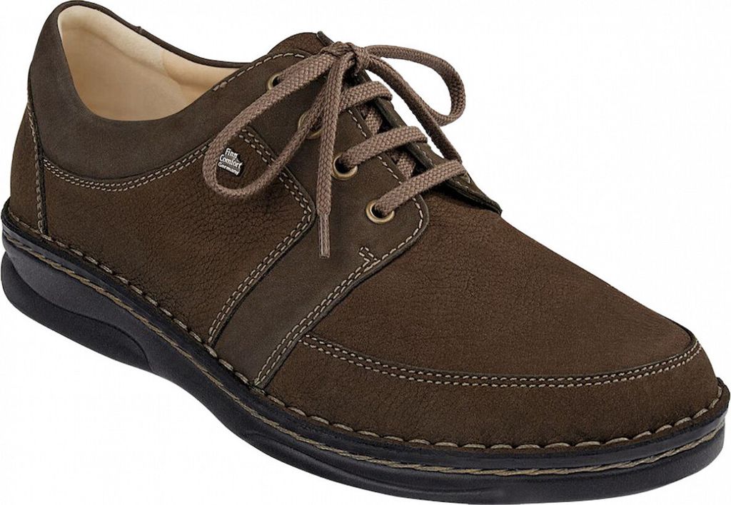 Finn Comfort Norwich, Halbschuh, Glover/Nubuk, Espresso/Kaffee 1111-901074 44 1/2