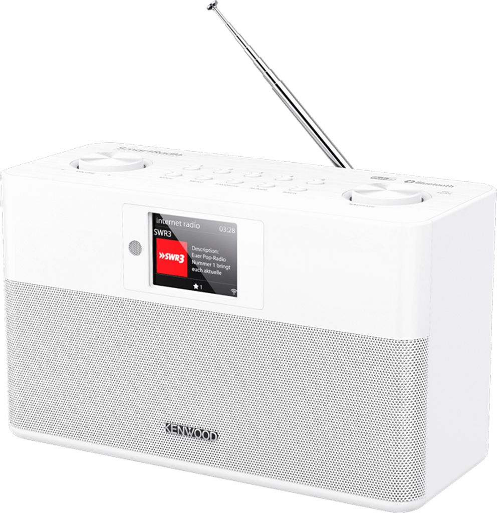Kenwood CR-ST100S-W, Internet, DAB+, FM, 87,5 - 108 MHz, Produktbild 