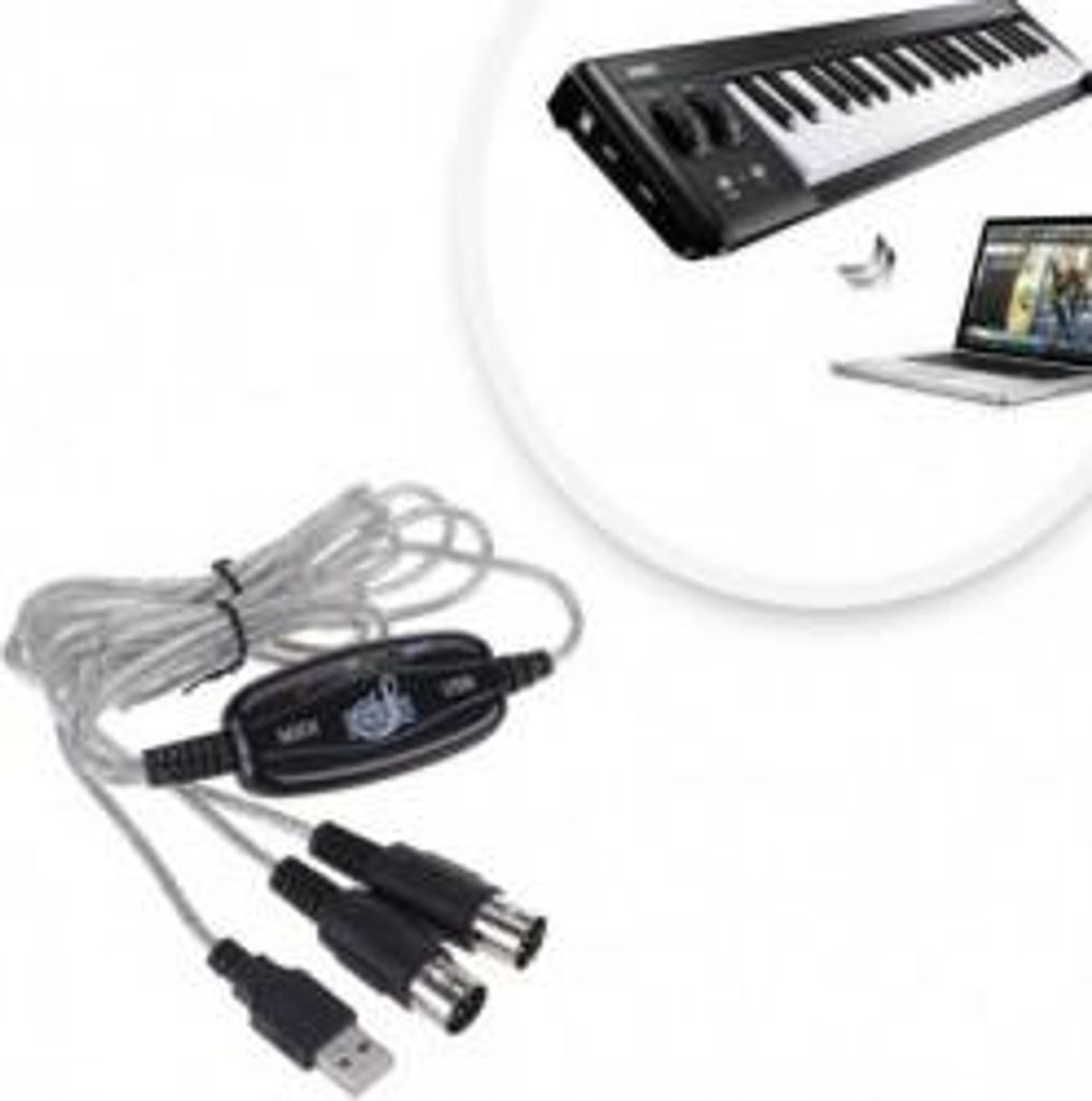 USB MIDI kábel USB MIDI adaptér Obrázok produktu 