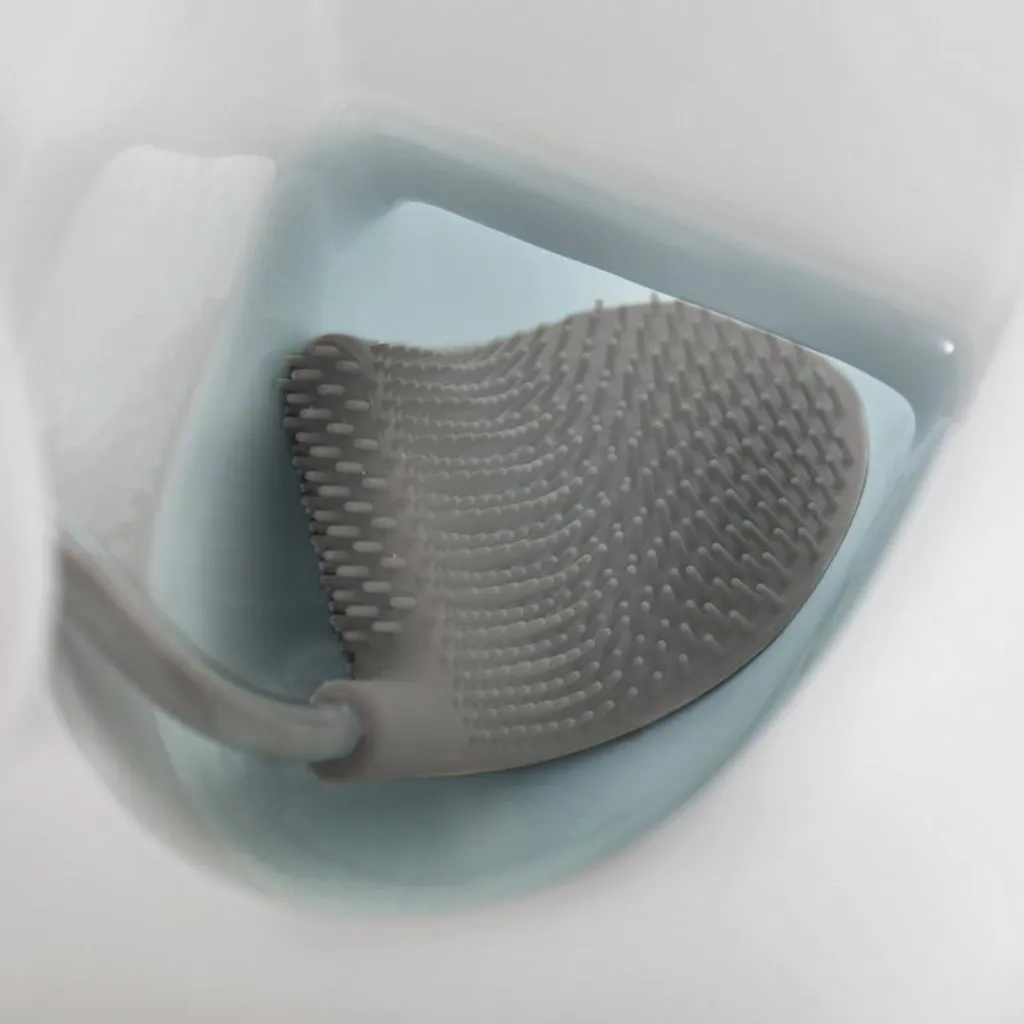 Joseph Joseph Flex Brosse WC avec Support en Acier Inoxydable Argenté - 11