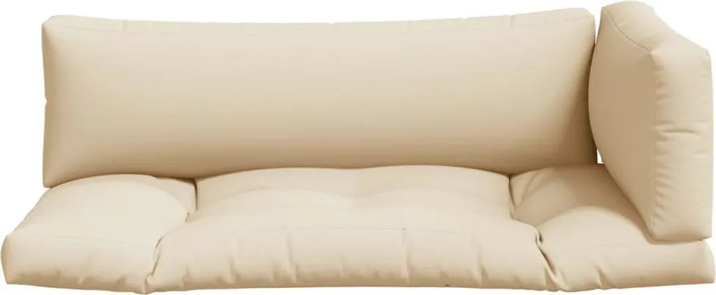 Cuscini Pallet 3 Pezzi Beige: Rinnova il Tuo Outdoor con Stile Minimal - 4