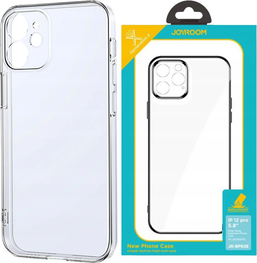 Joyroom Nuova Serie Bellezza Custodia Trasparente Ultra Sottile per Iphone 12 Pro Max Trasparente (Jr-Bp744)
