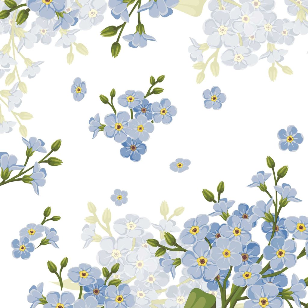 PAPER+DESIGN 204877 Lunchservietten Frühling Blüten - 33 x 33 cm, 20 Stück