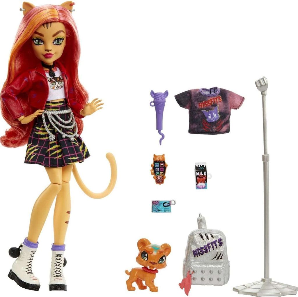 Monster High Lalka Toralei Stripes HHK57 Obrázok produktu 4