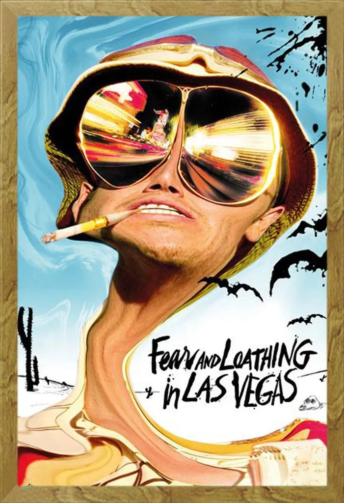 Offerta Poster Fear and Loathing + Cornice Shinsuke Rovere MDF