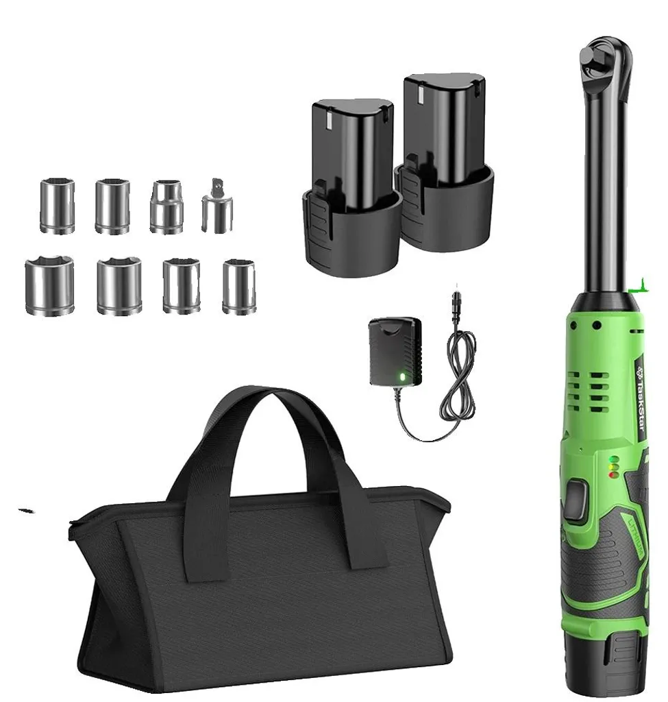 Clé à cliquet 50 Nm pour mécanique 2 batteries + rallonge 15 cm UE