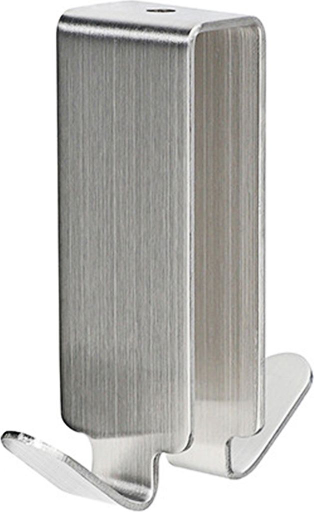 Doppelseitige Haken aus Edelstahl, kein Bohren, Handtuchhalter, Haken für Glaswände, Badezimmer, Aufbewahrung, Organizer, Rucksackaufhänger, Kü...