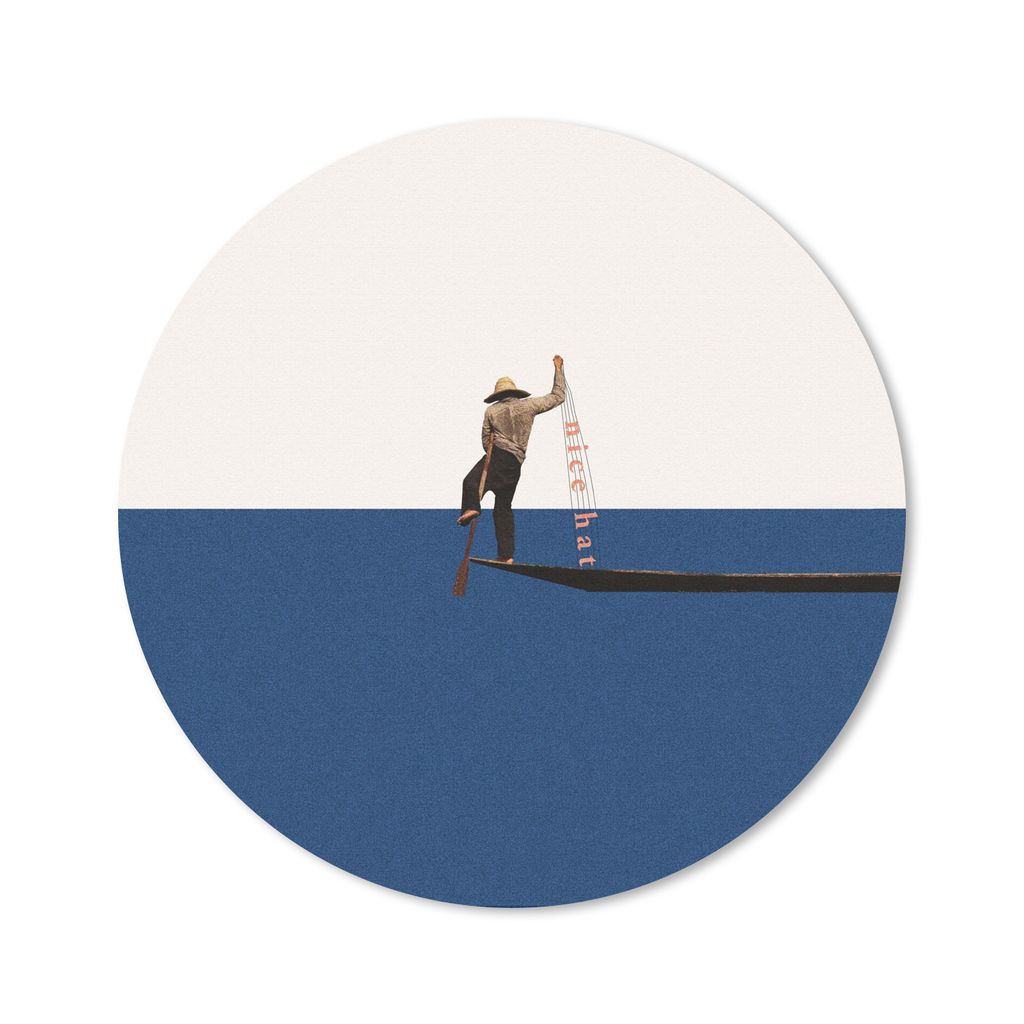 MuchoWow Mauspad Mousepad Frau - Komplimente - Abstrakt 30x30 cm - Mousepads - Maus Mat - Pad - Mausunterlage - Tischunterlage - Schreibtischmatten