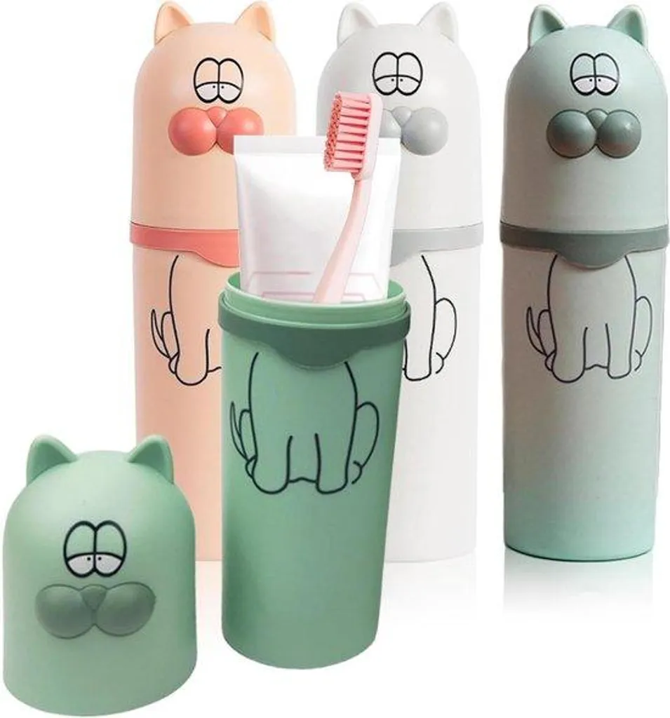 Étui brosse à dents de voyage pour enfant - Idéal pour l'école et vacances