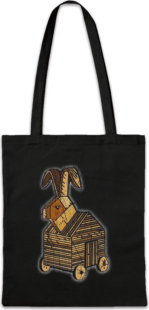Urban Backwoods Trojan Rabbit, Stofftasche, Farbe: Schwarz