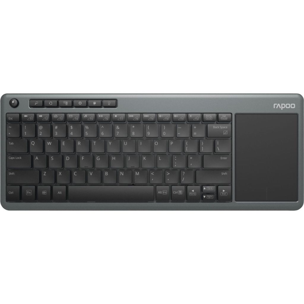 Rapoo K2600 Grau Kabellose Touch-Tastatur Produktbild 