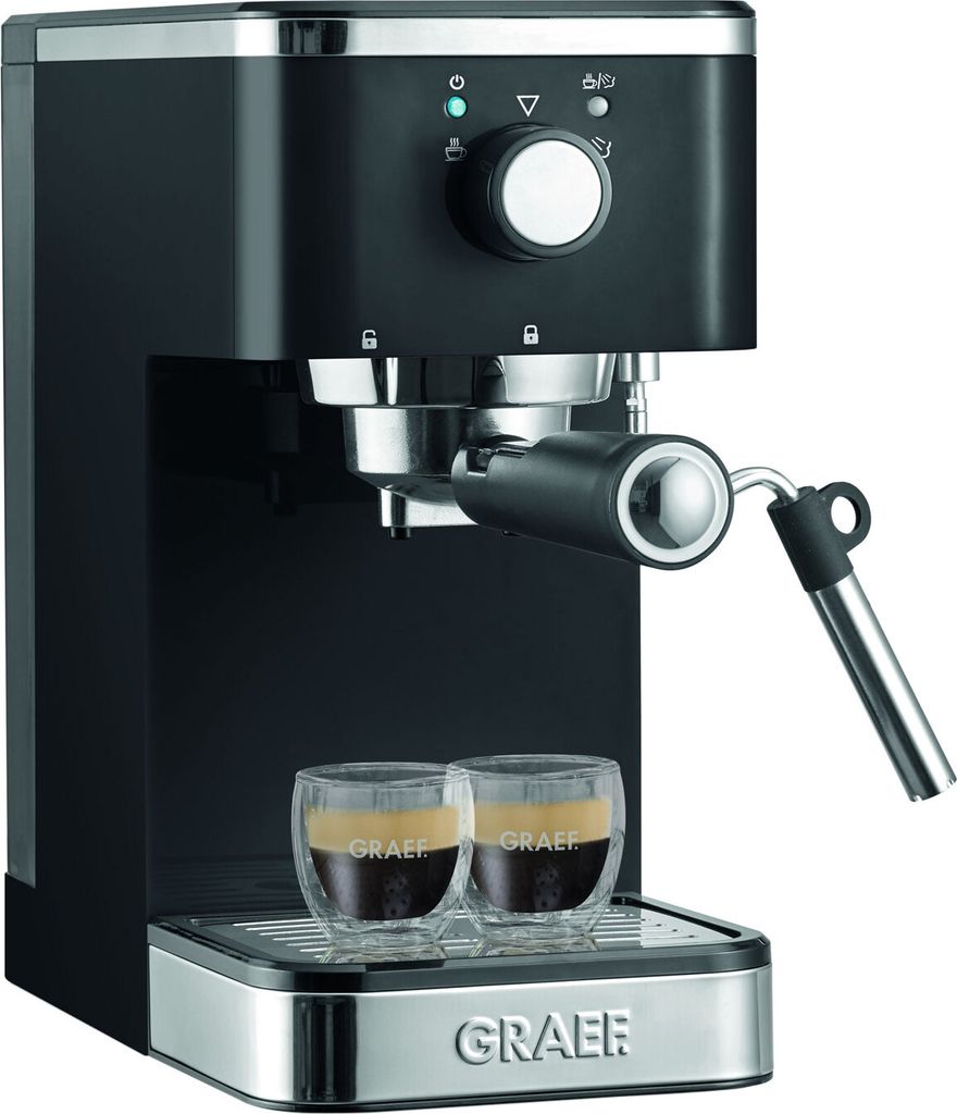 Graef Salita Espressomaschine mit Siebträger Schwarz 1400W Produktbild 9