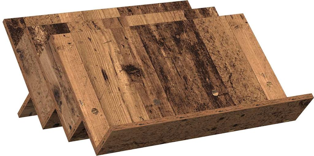 Magazinregal mit Regal Altholz 65 x 53 x 28,5 cm Holzwerkstoff