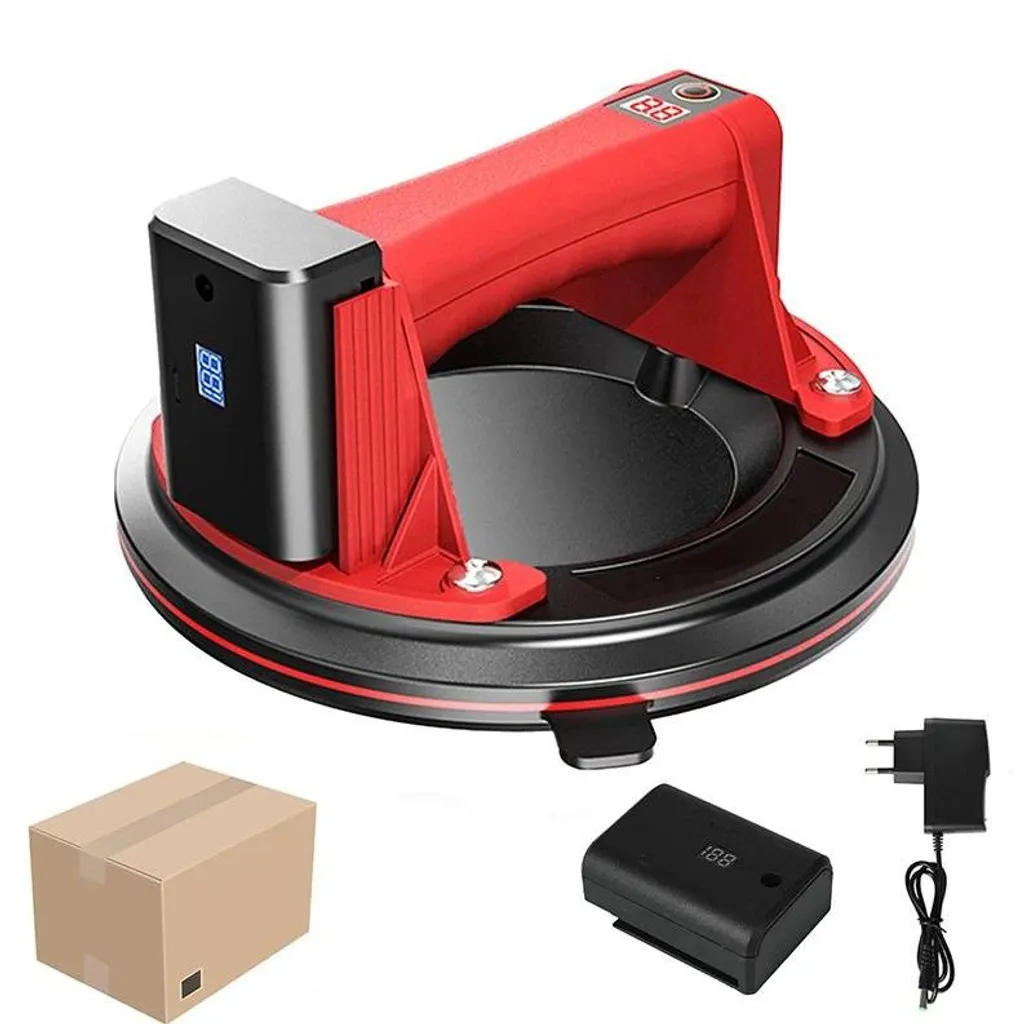 Ventouse 8 pouces haute performance charge 200 kg robuste coloris rouge