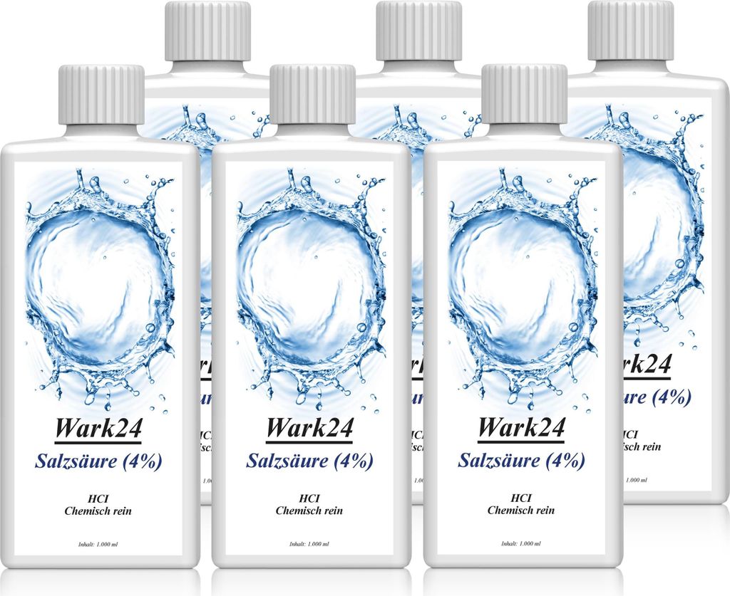 Wark24 Salzsäure (4%) 1L zur Entfernung von Kalk, Rost und Produktbild 