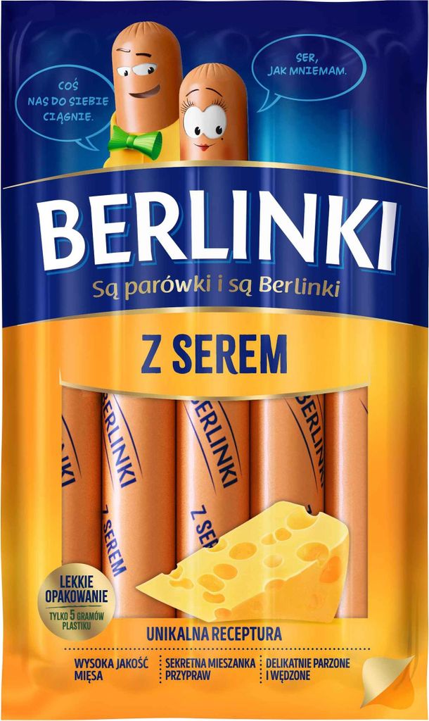 Berlinki Morliny z serem 250 g Produktbild 