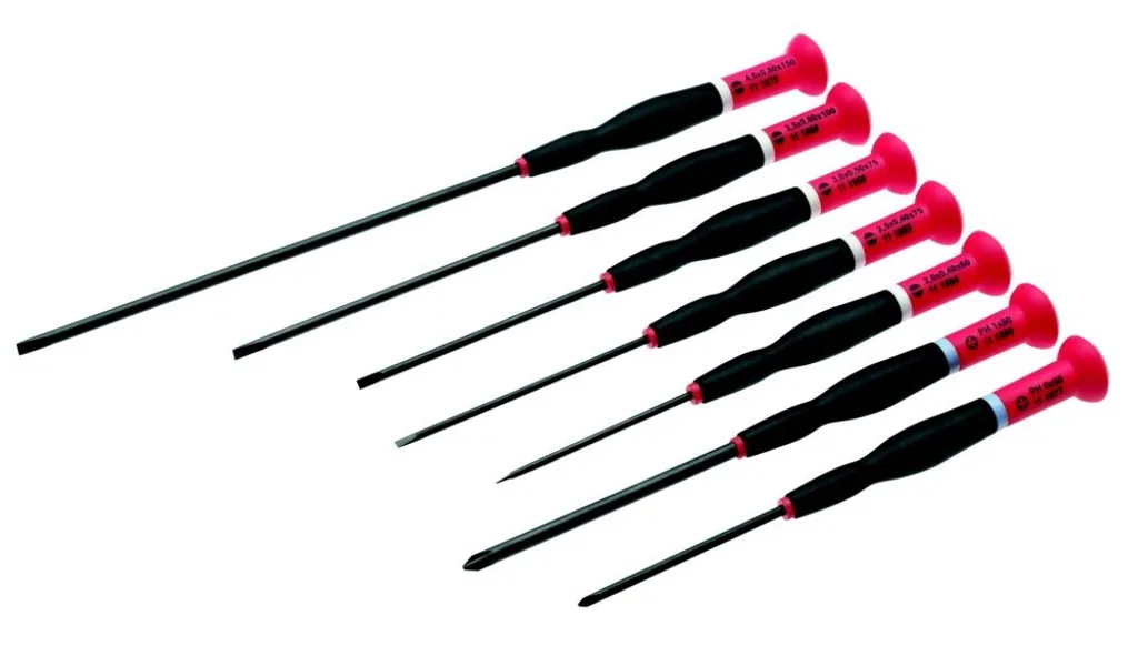 Set de tournevis d'horloger et électronique CIMCO 111901 - 7 pièces