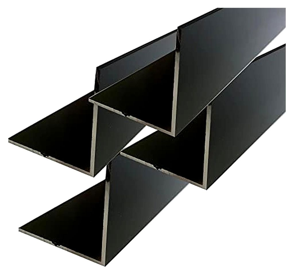 Aluminiumwinkelprofil 40 x 40 x 2 mm pulverbeschichtet RAL 7016 gleichschenklig