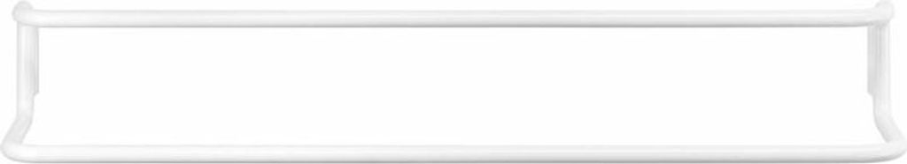Blomus Doppel-Handtuchhalter Modo, Handtuchstange, Edelstahl Titanbeschichtet, White, 60 cm, 66440