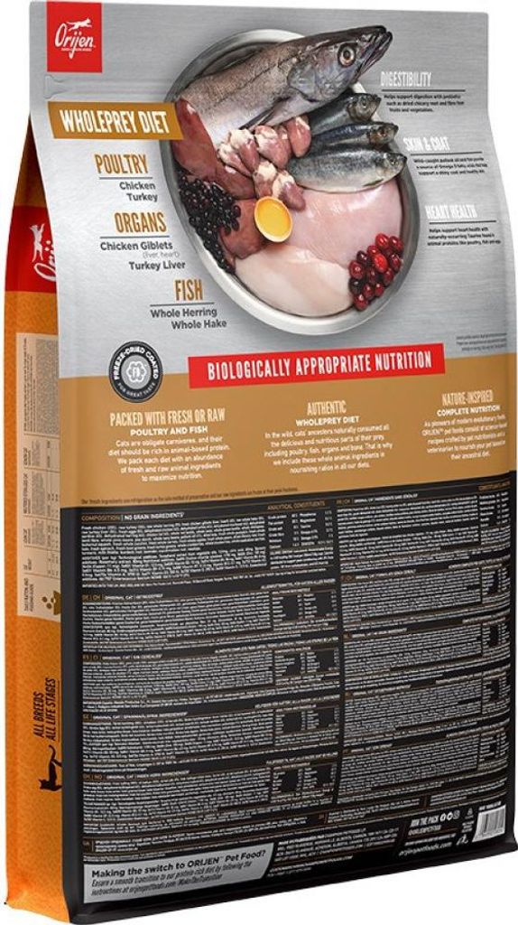ORIJEN Original Cat - Trockenfutter fr Katzen - 5 4 kg