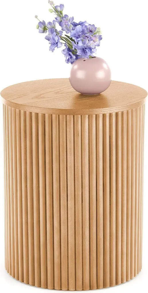 Table basse Woody Natural 40 cm : solide, stable et facile à monter