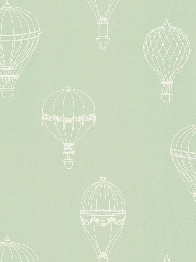 Vliestapete fürs Kinderzimmer mit minimalistischen Ballons Produktbild 