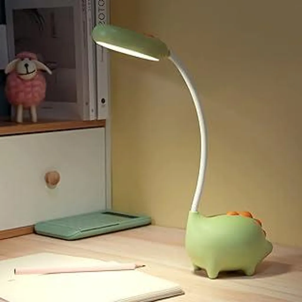 Lampada LED Dinosauro Ricaricabile USB LUFEIS - Luce Lettura Dimmerabile