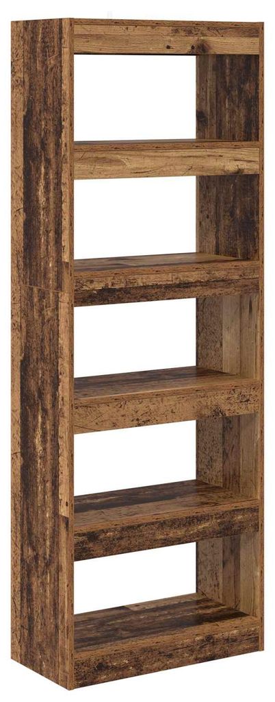 vidaXL Bücherregal Altholz 60 x 30 x 166 cm Holzwerkstoff