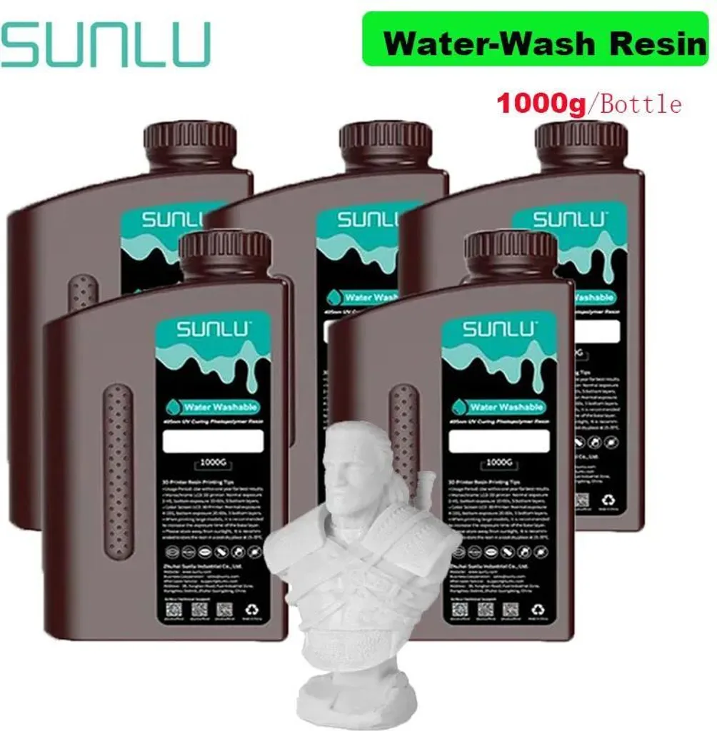 Résine 3D Lavable à l'Eau sans Alcool - Résistance ABS GY Durable