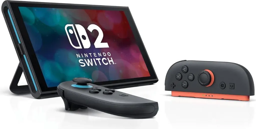 Nintendo Switch 2 Rouge avec Prise EU 220V - Écran HD et Performance Fluide - 10