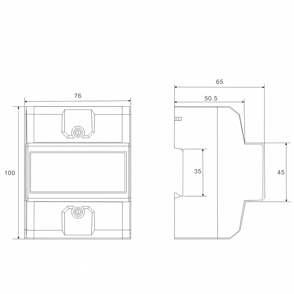 Compteur triphasé DTM024 numérique pour éviter les surconsommations - 13