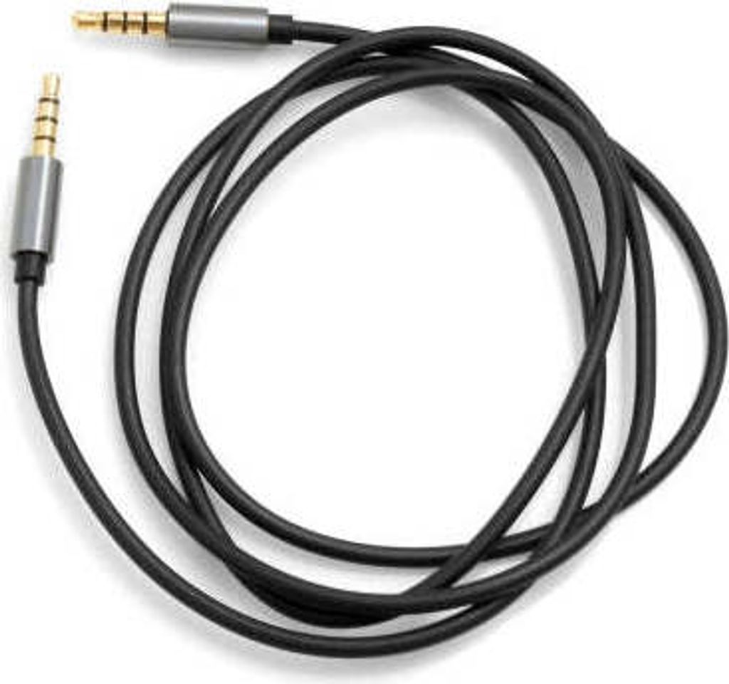 SYSTEM-S 3.5mm Klinke (male) auf 3.5mm Klinke AUX Stereo Stecker 100 cm 4 Polig (male)