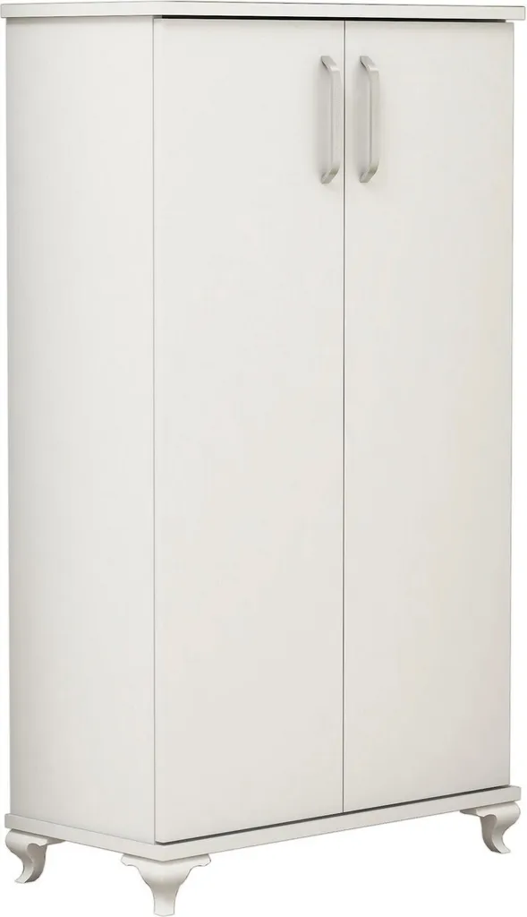 Meuble à chaussures blanc design Ari pour un rangement d'entrée chic