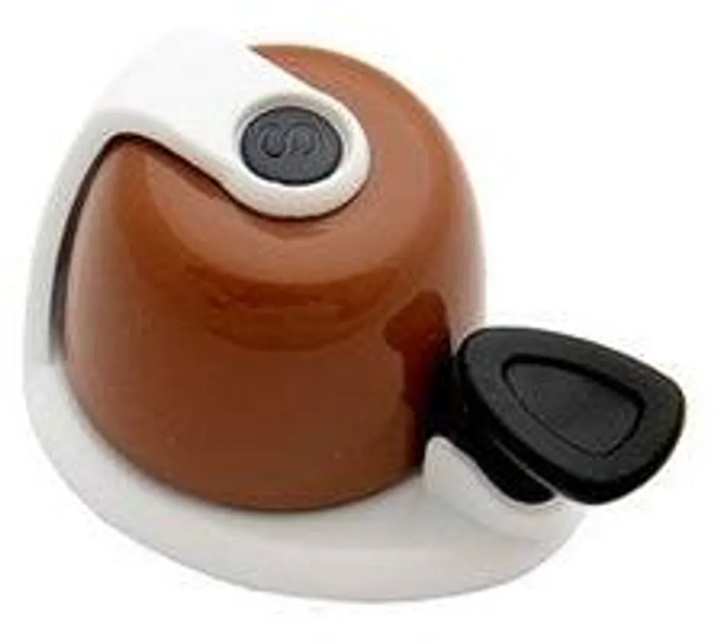 Sonnette de Vélo Design Simson Bel Allure - Accessoire de Ville Marron