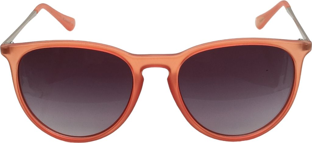 Panto Sonnenbrille Orange Transparent Vintage Style Ovales Design Festivalbrille Damen Herren Luxxada