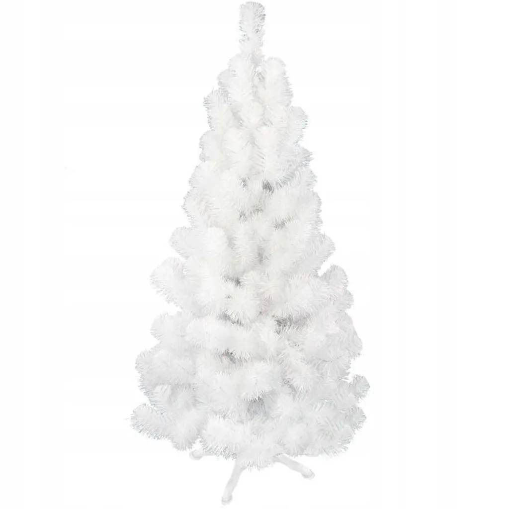Sapin de Noël blanc 120cm idéal pour petits appartements et studios - 2