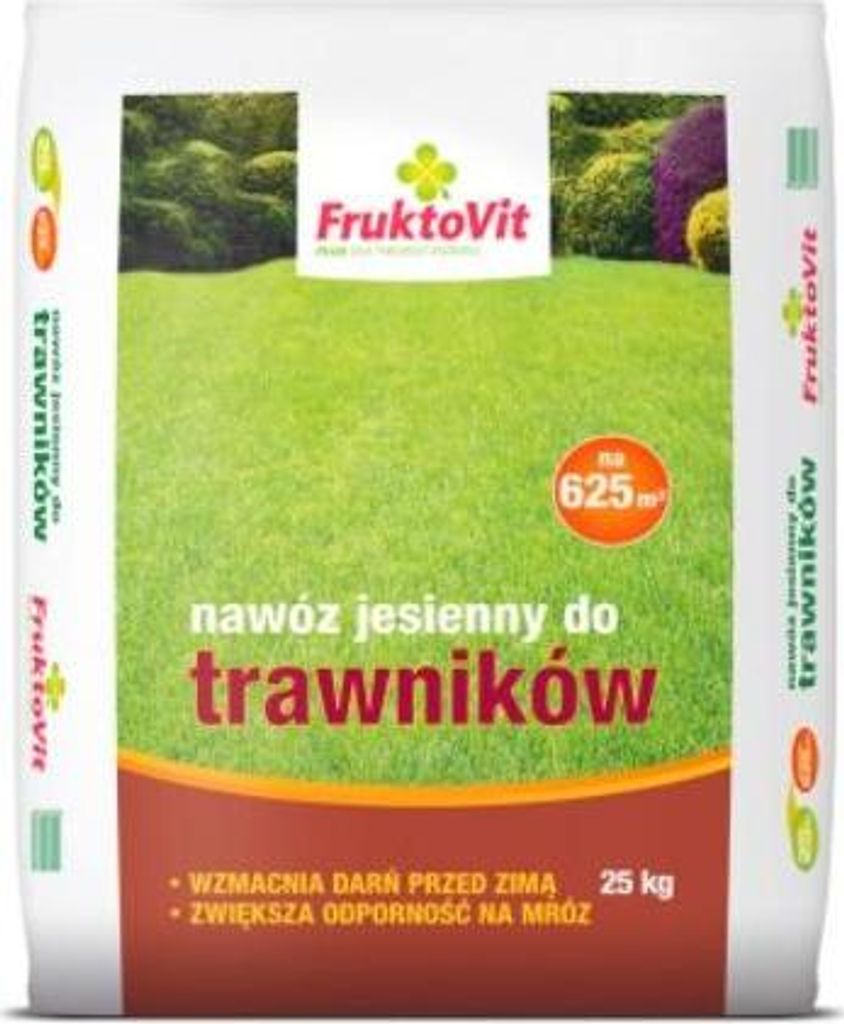Nawóz jesienny Fruktovit do trawników worek 25kg Zdjęcie produktu 