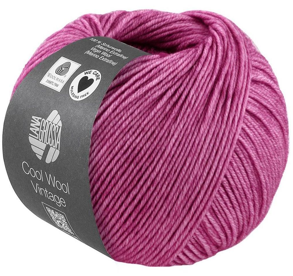 Lana Grossa - Cool Wool Vintage 7389 pink Produktbild 