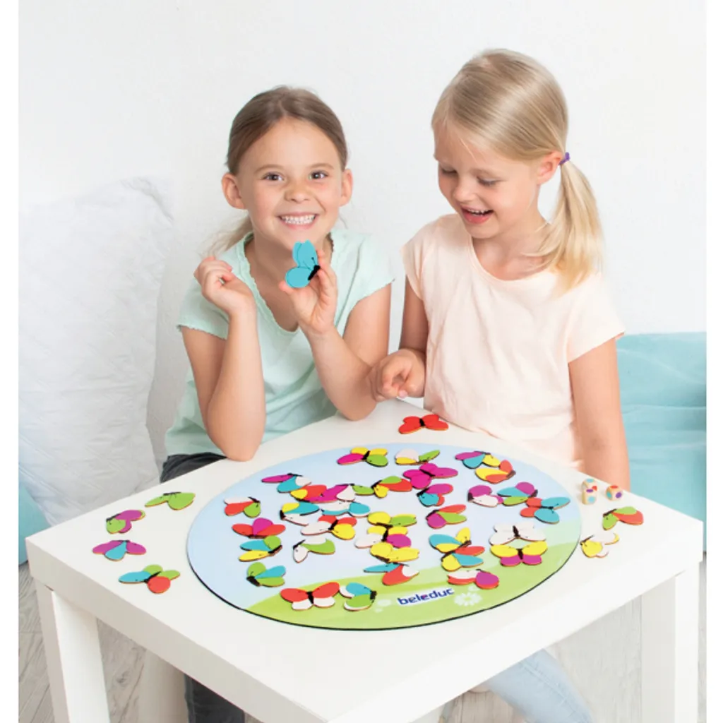 Betty Fly Beleduc : Jeu de Couleurs Interactif en Bois Naturel Durable